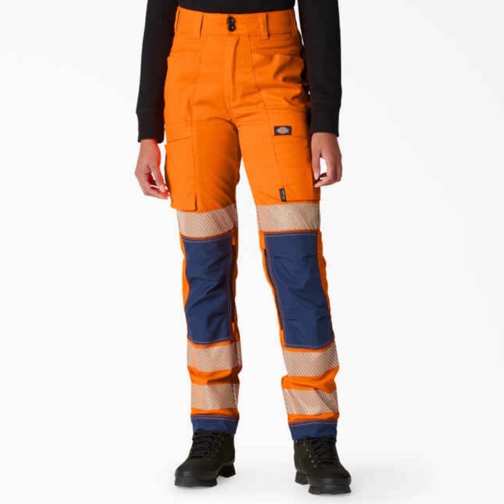 Dickie’s High Vis High Waisted Utility Pants - Women’s size small